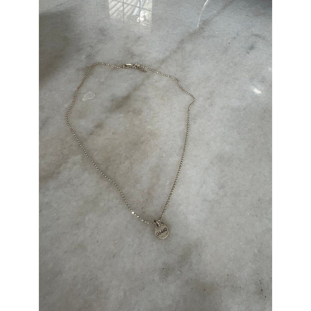 Silver Zip Code 06460 Milford Connecticut Necklace